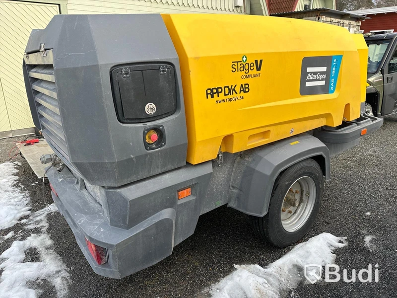 Kompressor atlas Copco XAS 188-14. PACE S5 Airpower - EXPORT
