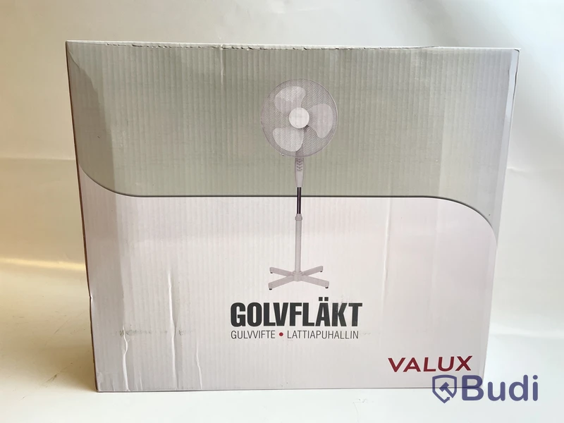 3 st. Golvfläkt Valux. Totalt ord. pris inkl. moms: ca 1350 kr