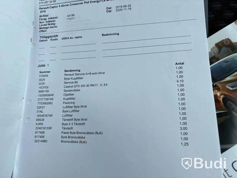 Renault Captur 0.9 TCe (90hk) -2018 | Repobjekt