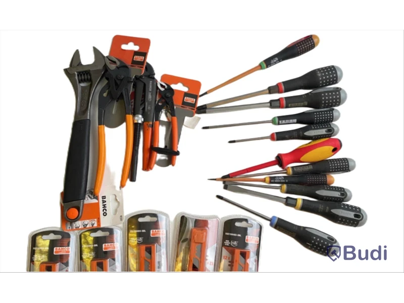 Parti med diverse produkter, Bahco, Ord. pris inkl. moms: ca 1800 kr