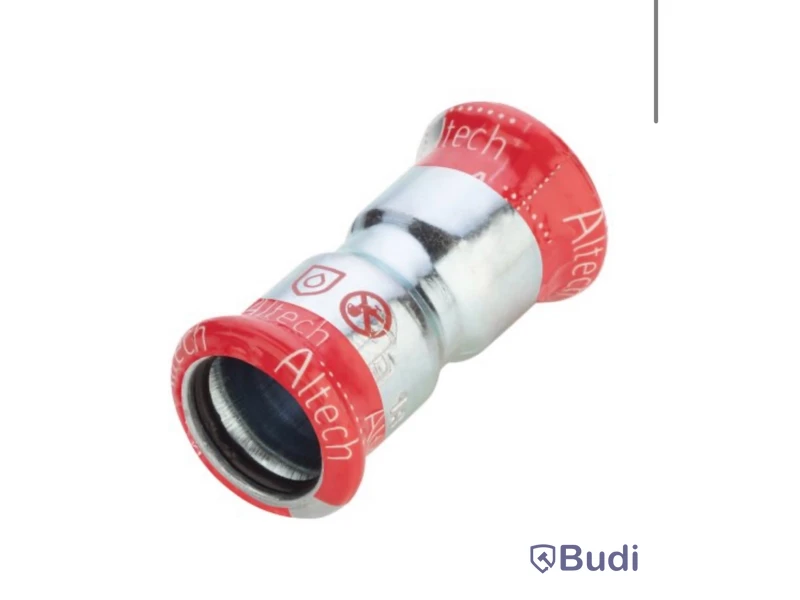 Dubbelmuff 76,1 Altech press 1541516, elförzinkad M.Profil,
