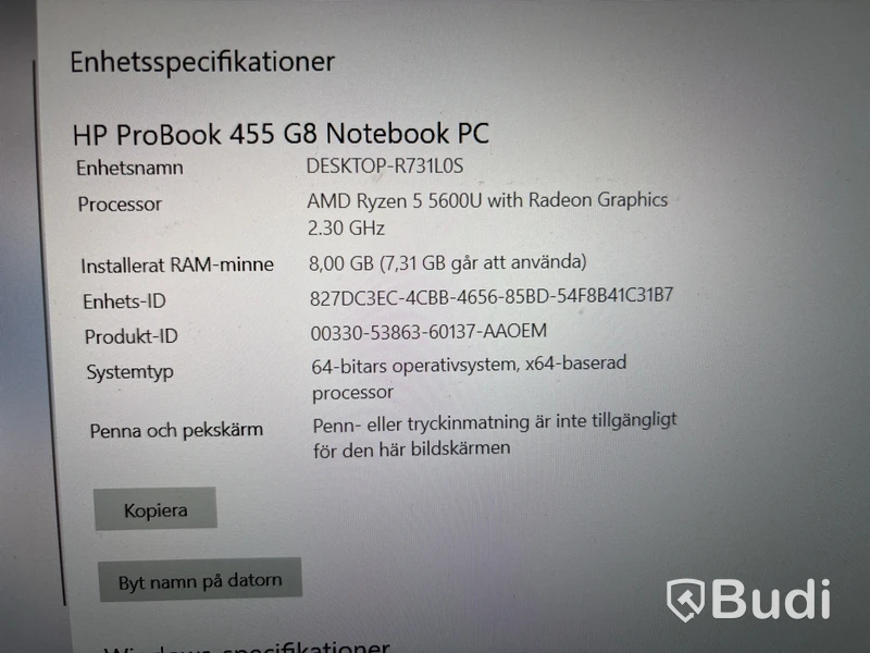 HP Probook, rollermouse & dockningsstation