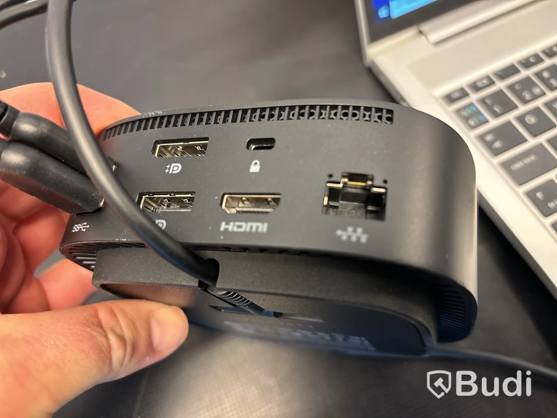 HP Probook, rollermouse & dockningsstation