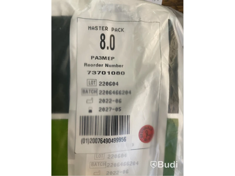 400 par Steril engångshandske TouchNTuff, 73-701, stl 8, Totalt ord. pris inkl. moms: ca 14.400 kr