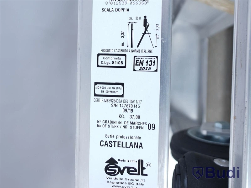 Stege Svelt Castellana, 9 steg