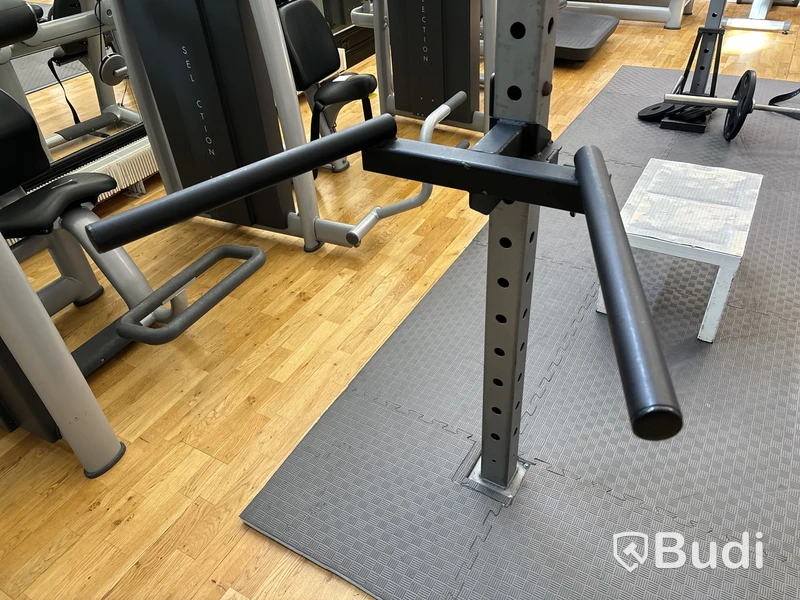 Crossfit-rigg med golvmatta.