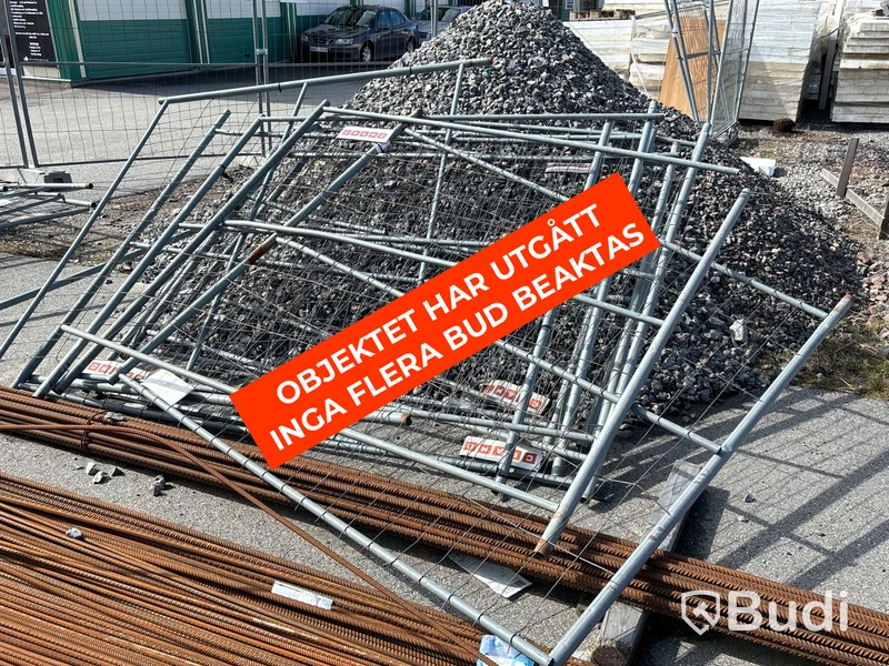 Byggstaket - 82 st med fötter