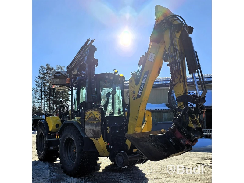 Traktorgrävare Huddig 1260C Rail