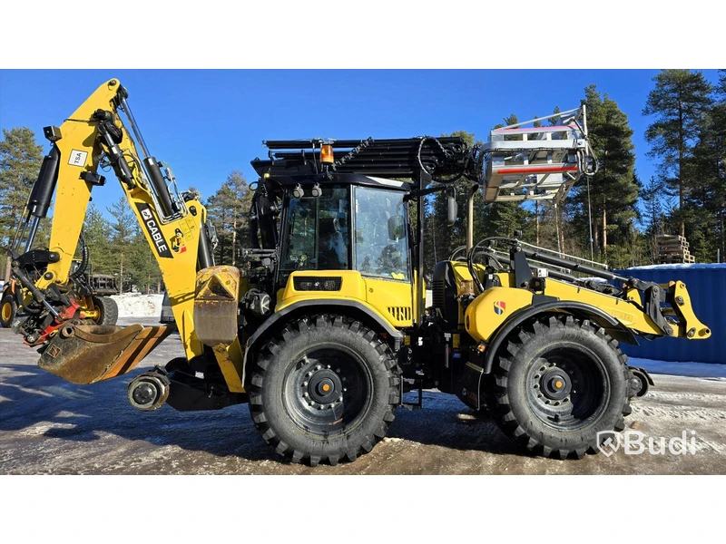 Traktorgrävare Huddig 1260C Rail