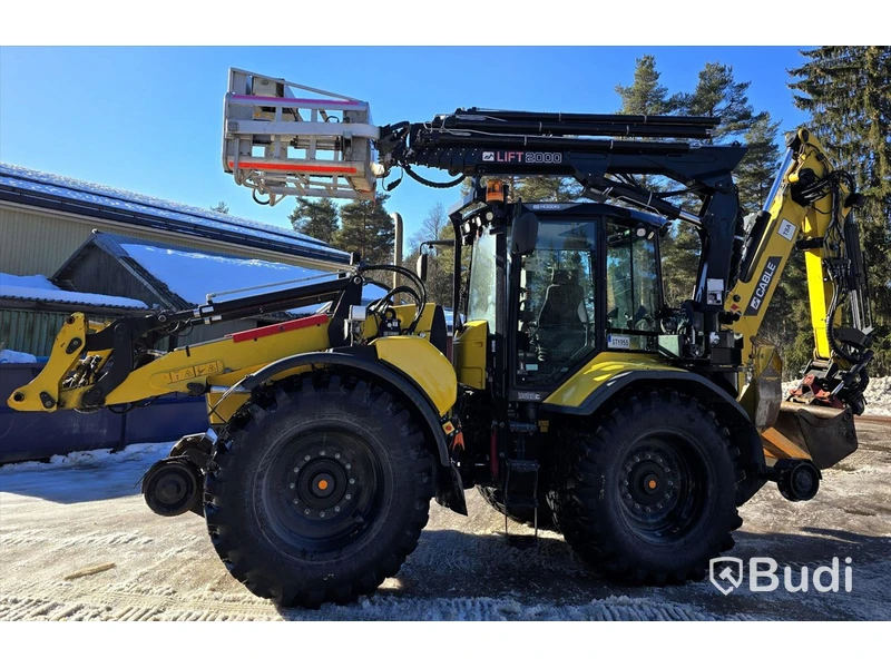 Traktorgrävare Huddig 1260C Rail