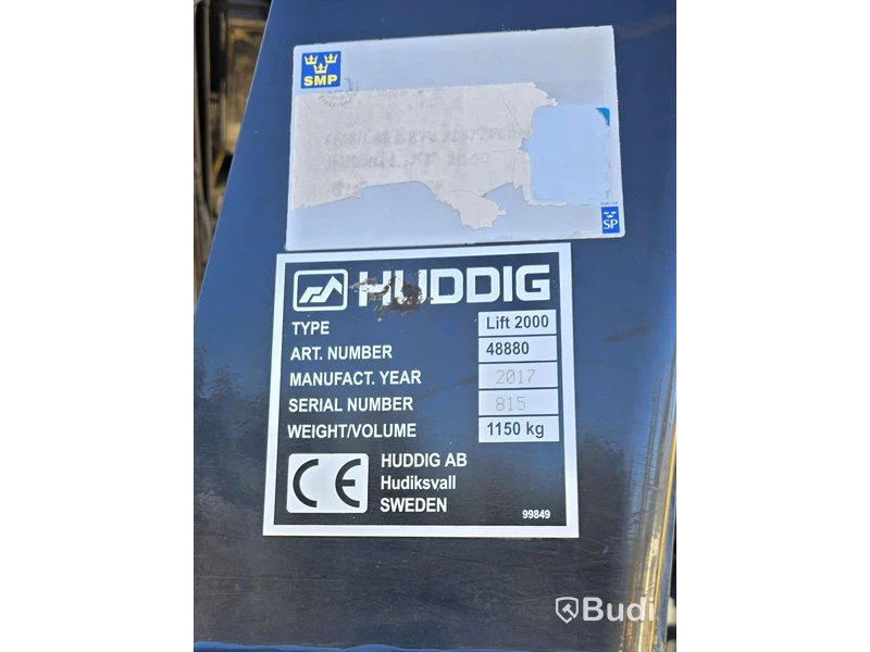 Traktorgrävare Huddig 1260C Rail