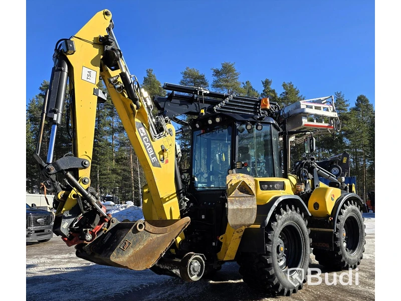 Traktorgrävare Huddig 1260C Rail