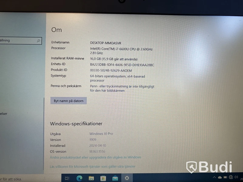 Bärbar dator HP EliteBook