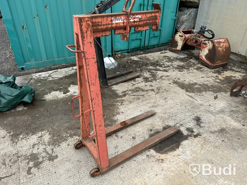 Pallyft pallgaffel för kranbil 1500kg