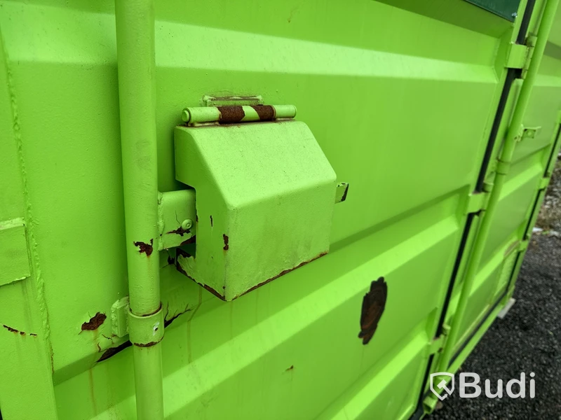 Miljöstation 20fot container med öppningsbar sida