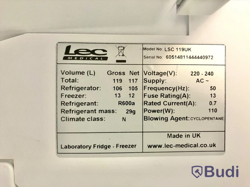 Frys, låsbar, LEC LSC119UK