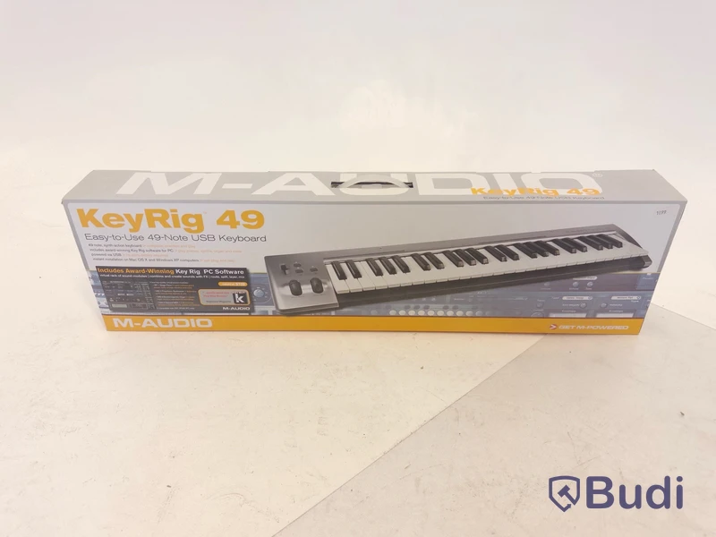 Midikeyboard och stativ