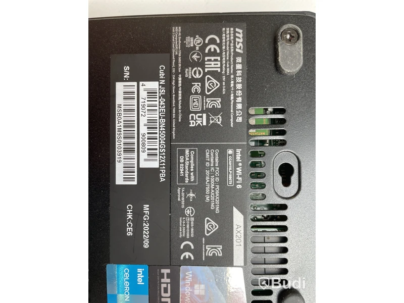 Dator MSI Cubi B0A1, inget OS. Avtal - A10099527
