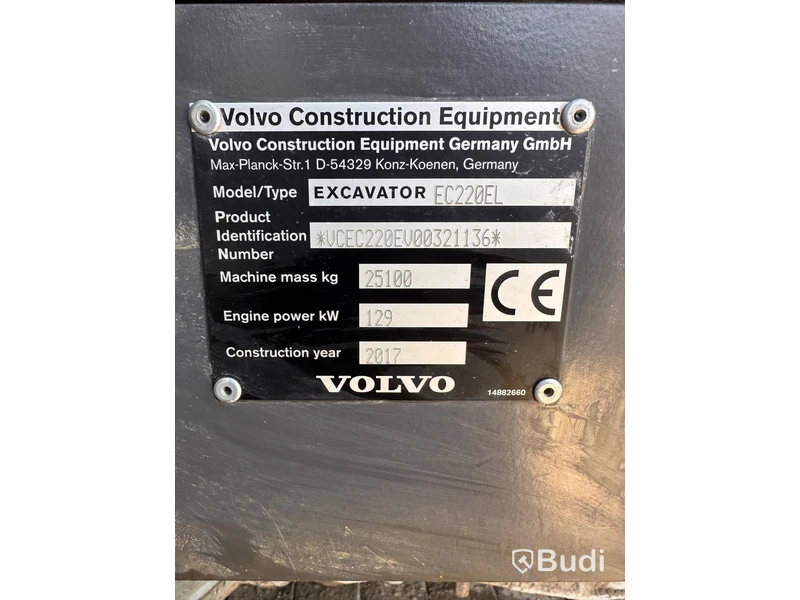 Grävmaskin Volvo EC 220
