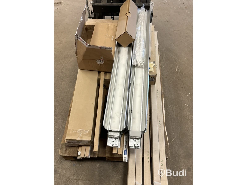 Parti kabel & blandat elmaterial - 12 pallar