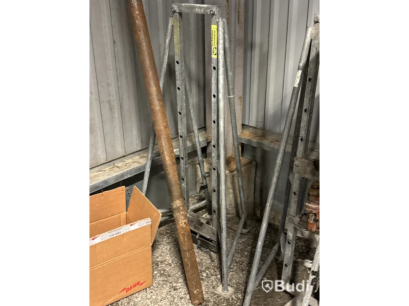 Kabelbock med hydrauliska domkrafter