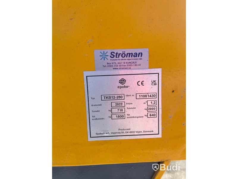 Sandspridare Epoke TKB 12-280 -2022
