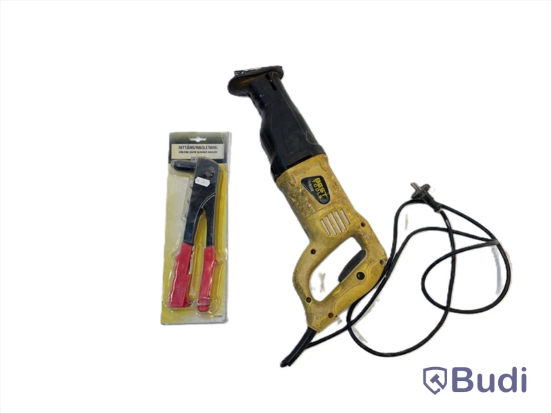 Tigersåg Best Tools, samt Nittång Essve