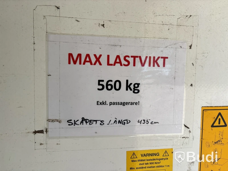 Kylbil Volkswagen Crafter 35 2.5 TDI (163hk) med bakgavellyft, - 2011
