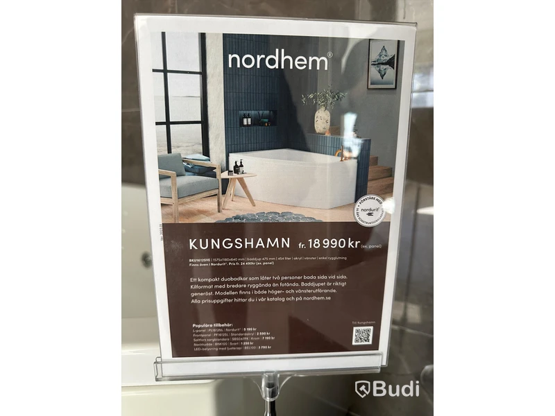 Badkar - Nordhem, KUNGSHAMN ord. pris 18990 kr