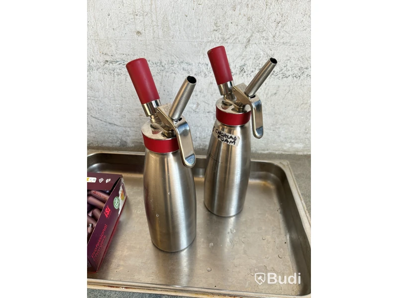 2 st. Gräddsyfoner, Isi 1L