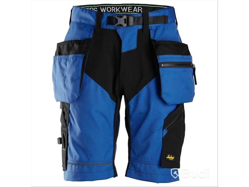 Arbetsshorts Snickers Workwear FlexiWork HF Stl. 52, blå/svart