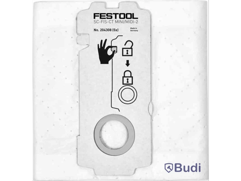 2 Förp. FILTERSÄCK FESTOOL SELFCLEAN, SC-FIS-CT MINI\/MIDI-2\/5 204308