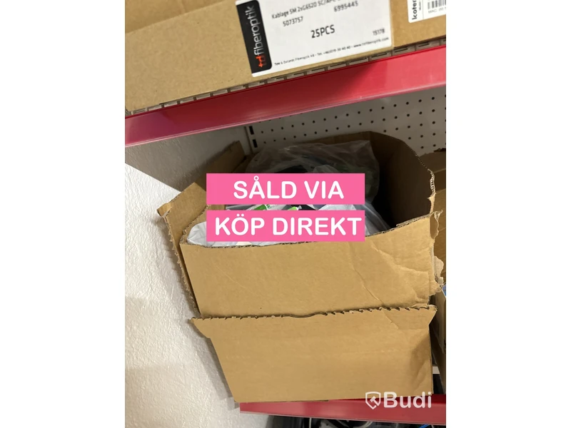 Parti med fibermaterial, m.m.- SÅLD