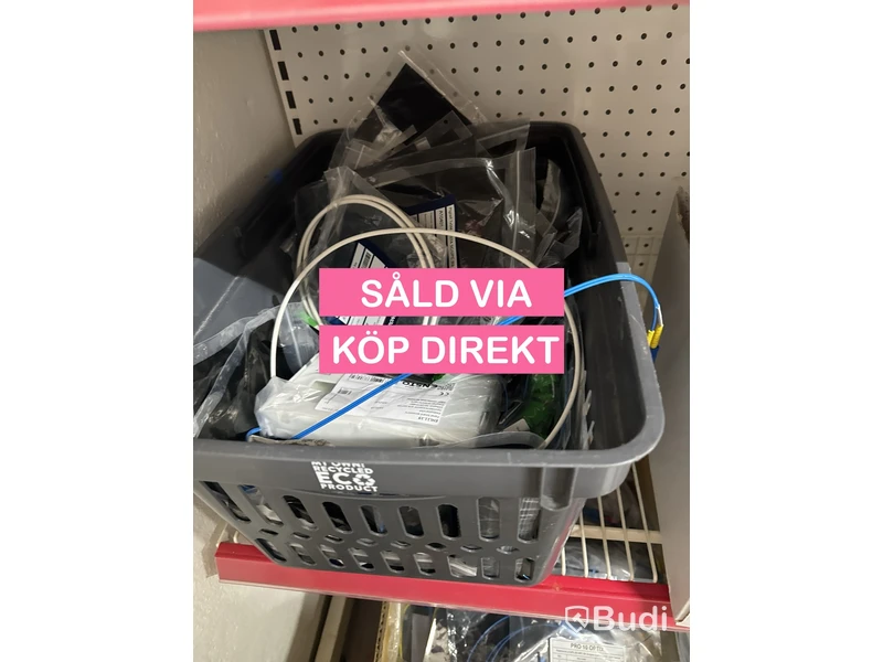 Parti med fibermaterial, m.m.- SÅLD