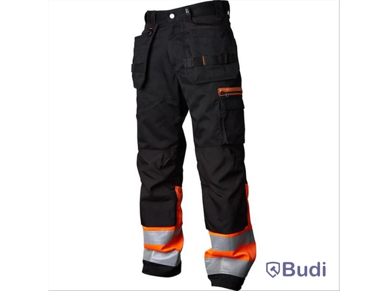 Arbetsbyxa Vidar svart/orange, Stl C54 V500452