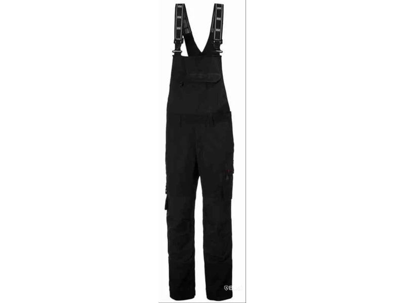 Hängselbyxa HH 77562-990 svart, Oxford BIB C50