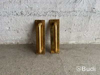 2 st. Beslag i mässing, Bäne Beslag, design Jonas Bohlin