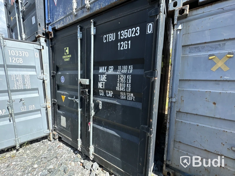 Container 10 fot, isolerad