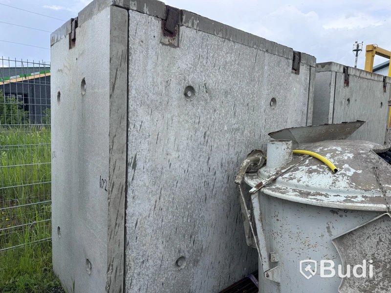 5 fots container med betonghuv