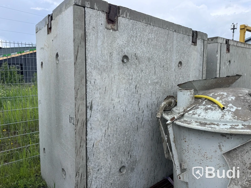 5 fots container med betonghuv