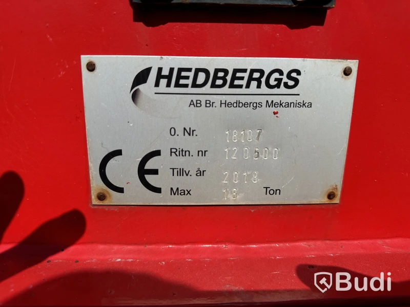Lyftok Hedbergs, max 18 ton, 2018 med fjärrkontroll