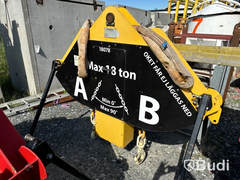 Lyftok Hedbergs, max 18 ton, 2016 med fjärrkontroll