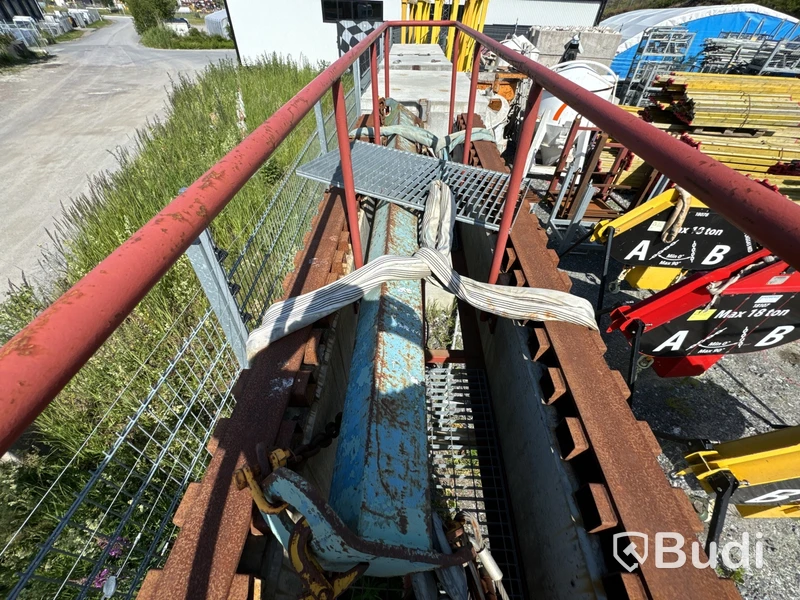 Avlastningsramp med lyftbalk