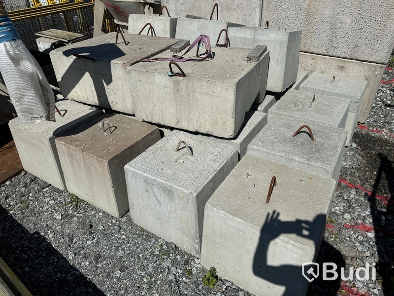Div betongblock olika dimensioner