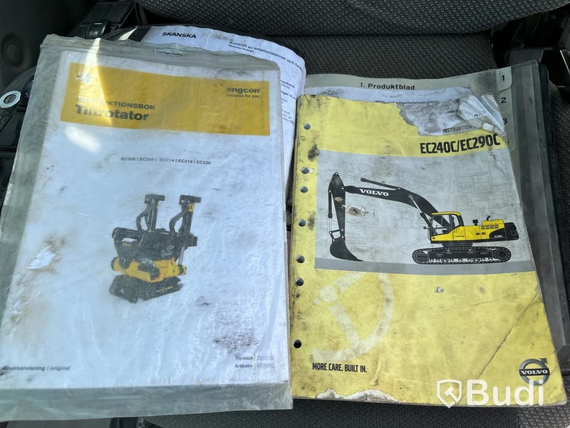 Bandgrävare Volvo EC240CL, -2008 inkl. redskap. - EXPORT