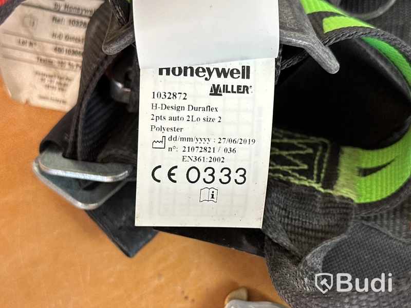 2 st Fallskyddsselar Honeywell