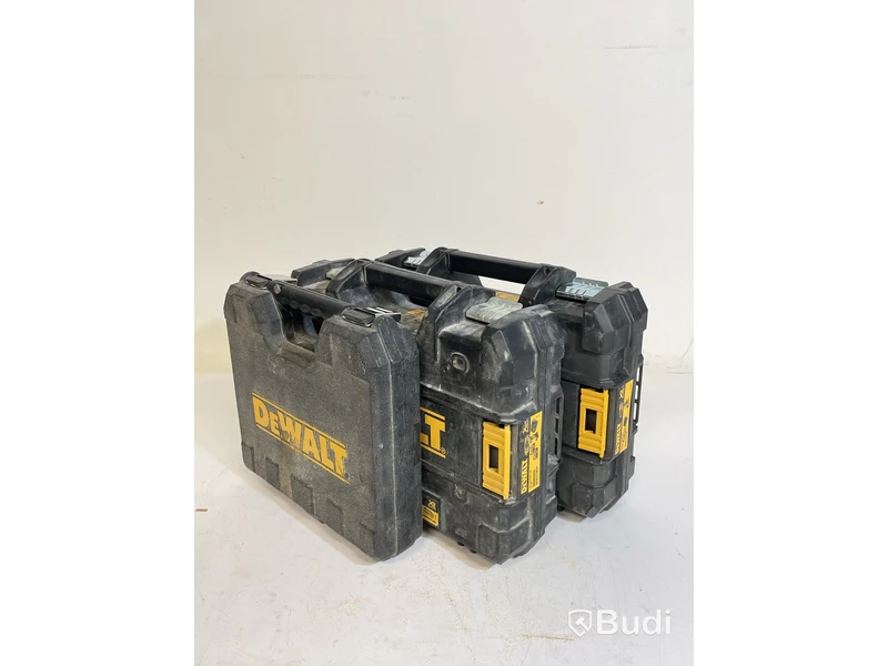 3 st. Verktygslådor DeWalt, tomma