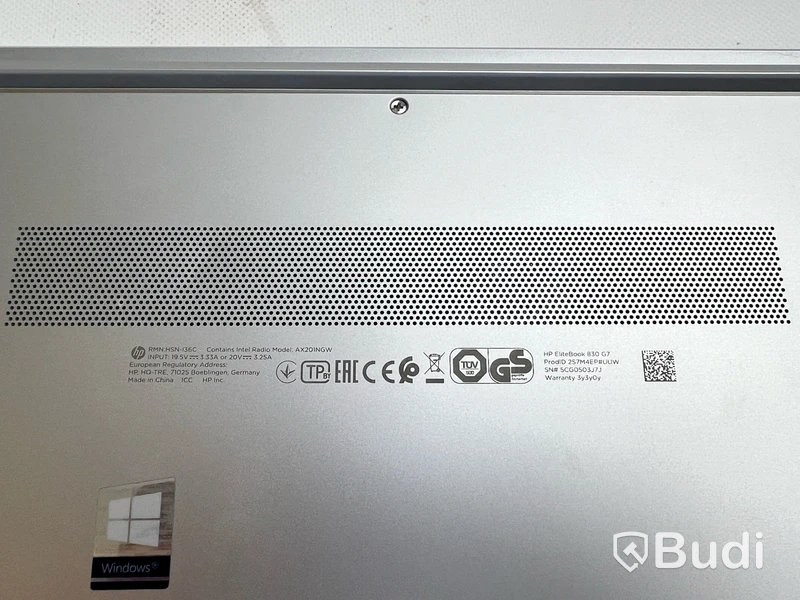 Dator Hp EliteBook 830 G7 Notebook PC inkl. laddare. Obs, Bios är låst.
