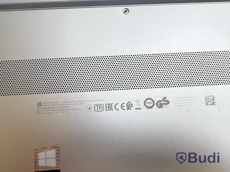 Dator Hp EliteBook 830 G7 Notebook PC inkl. laddare. Obs, Bios är låst.