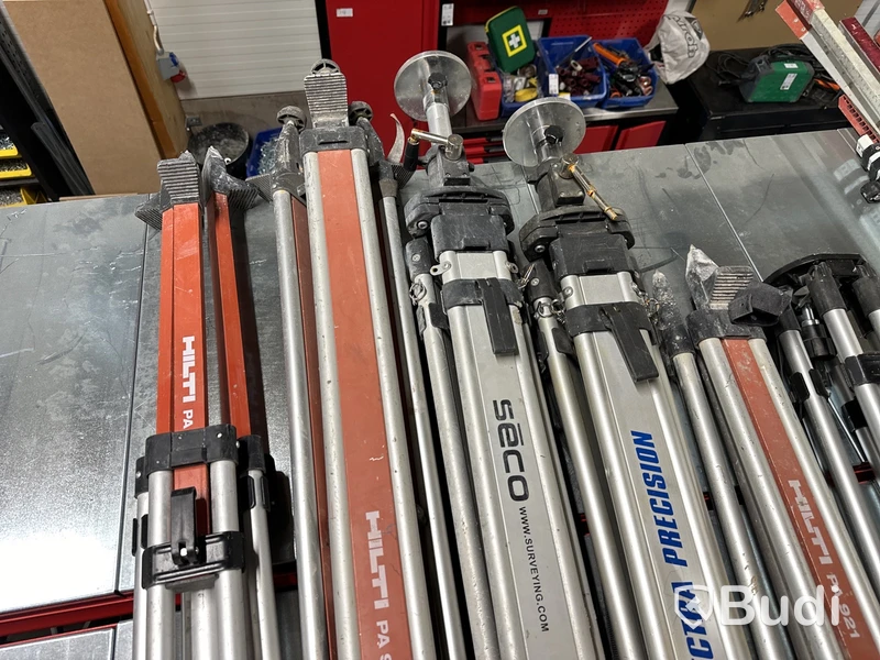 Stativ till laser/ mätinstrument mm olika modeller och skick